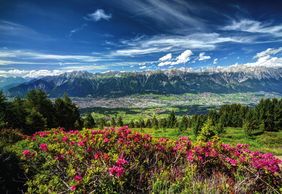 Blick auf Innsbruck vom Patscherkofel aus