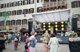 Apfelsaft statt Bier – Kinderfasching in Innsbruck