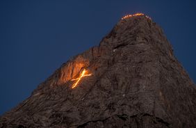Die Tradition der Bergfeuer